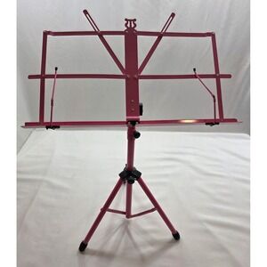 KASONIC MS-102PK Professional‎ Collapsible/Portable Adjustable Pink Music Stand